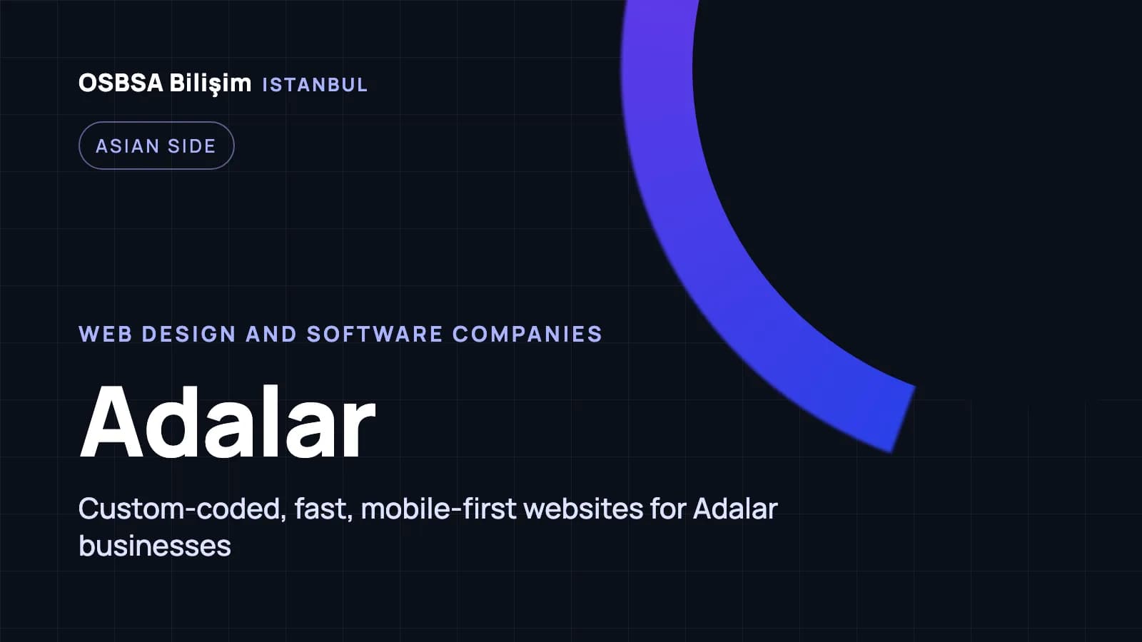 Adalar web design companies, Adalar web software agency