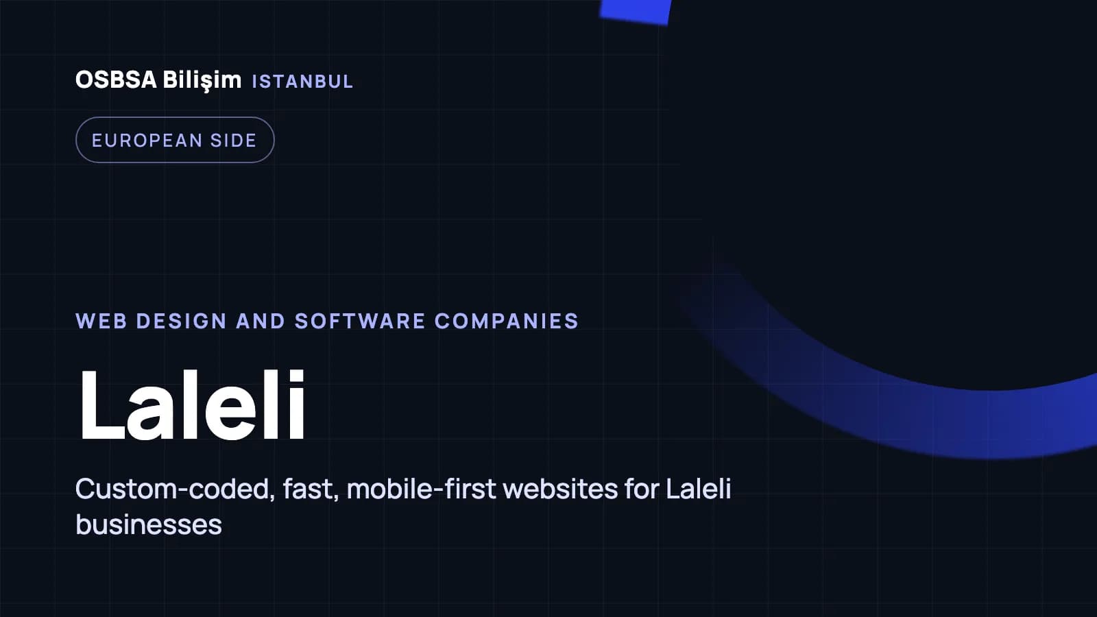 Laleli web design companies, Laleli web software agency