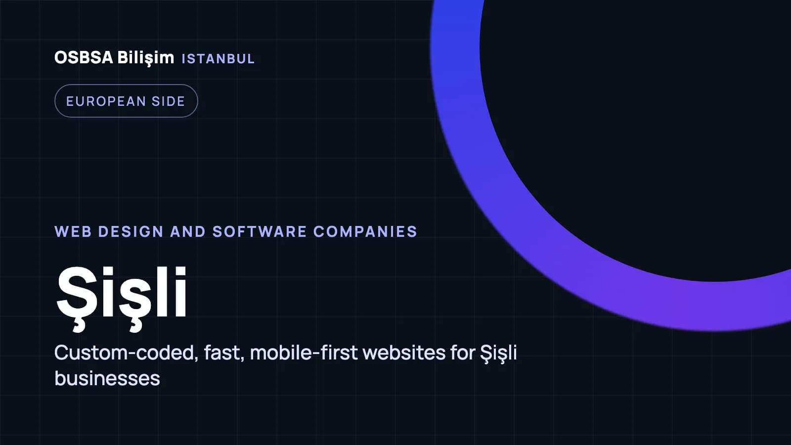 Şişli web design companies, Şişli web software agency
