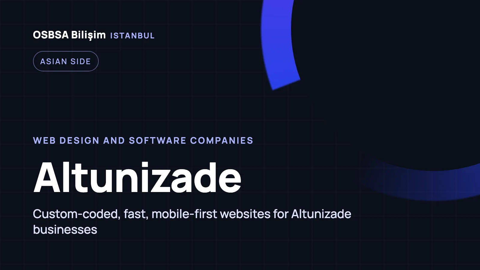 Altunizade Web Design - OSBSA Bilişim