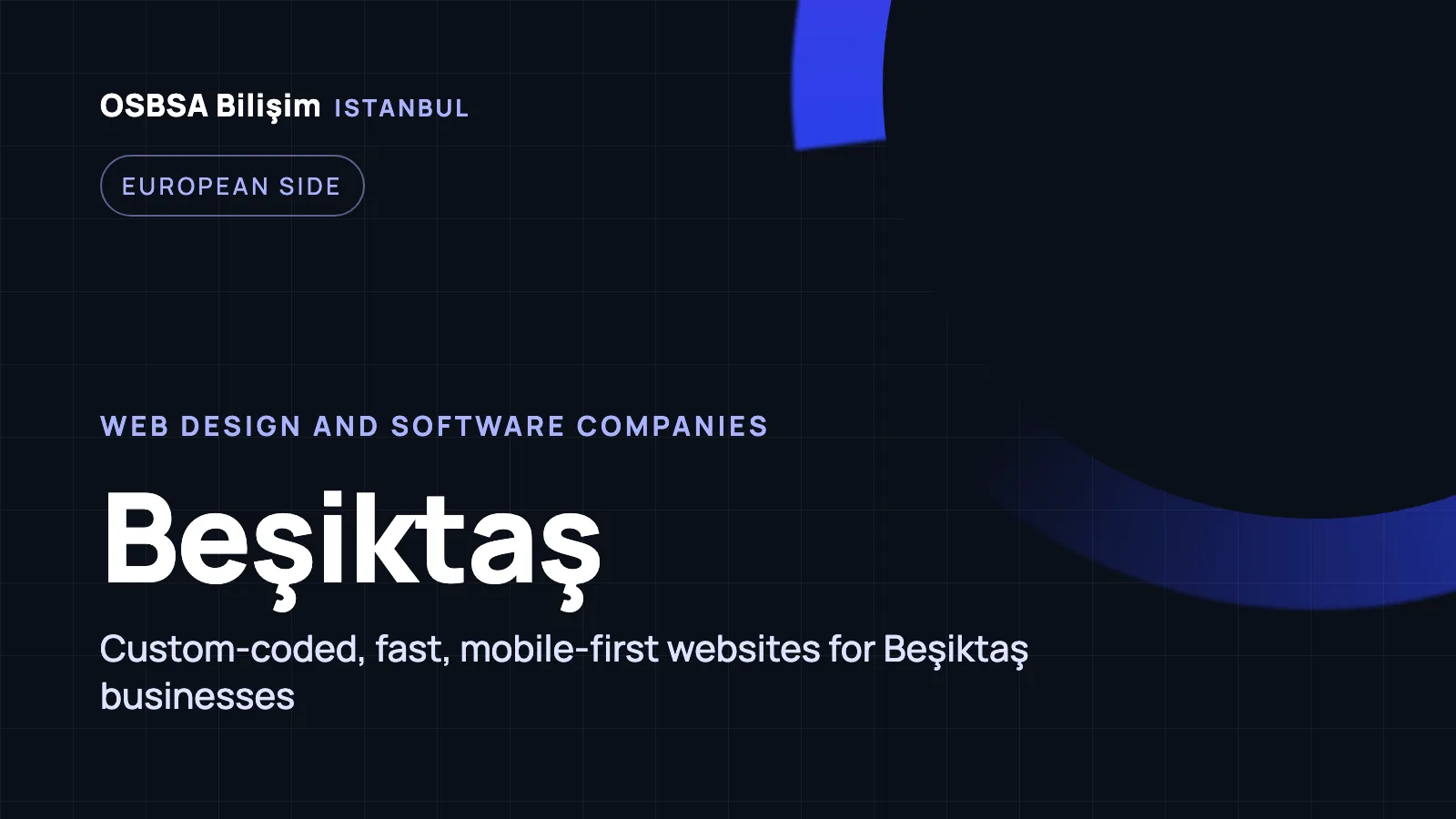 Beşiktaş Web Tasarım - OSBSA Bilişim