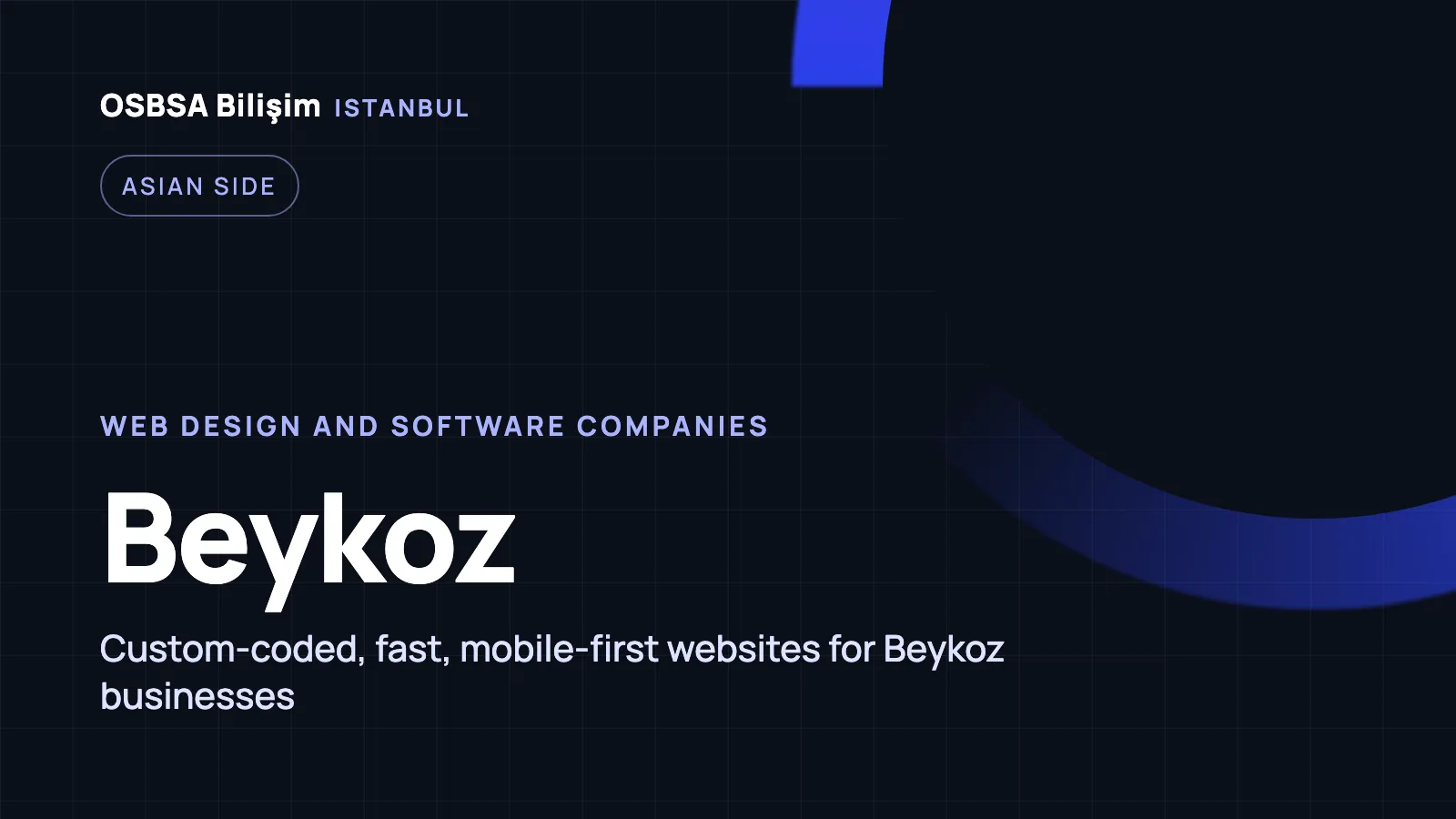 Beykoz Web Tasarım - OSBSA Bilişim