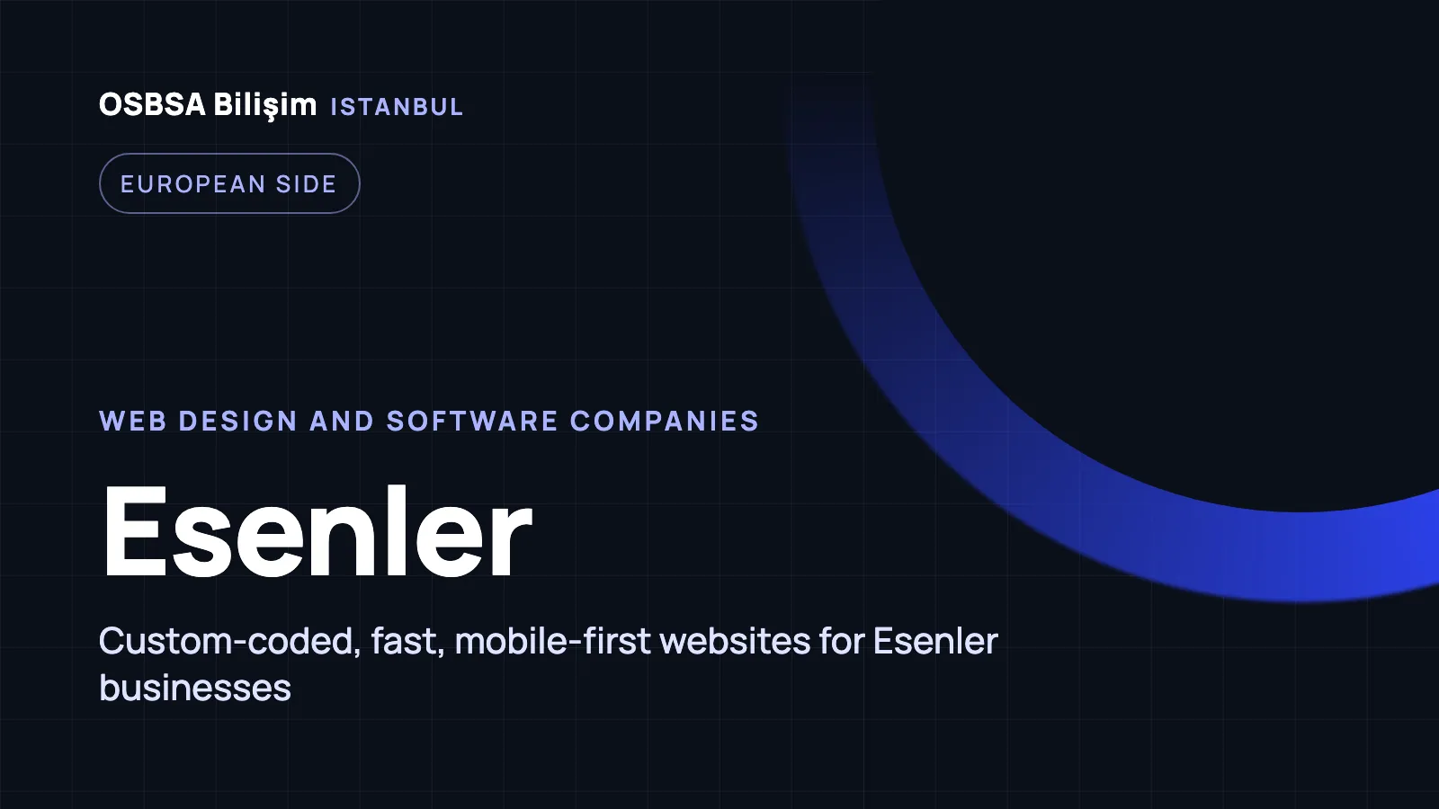 Esenler Web Design - OSBSA Bilişim