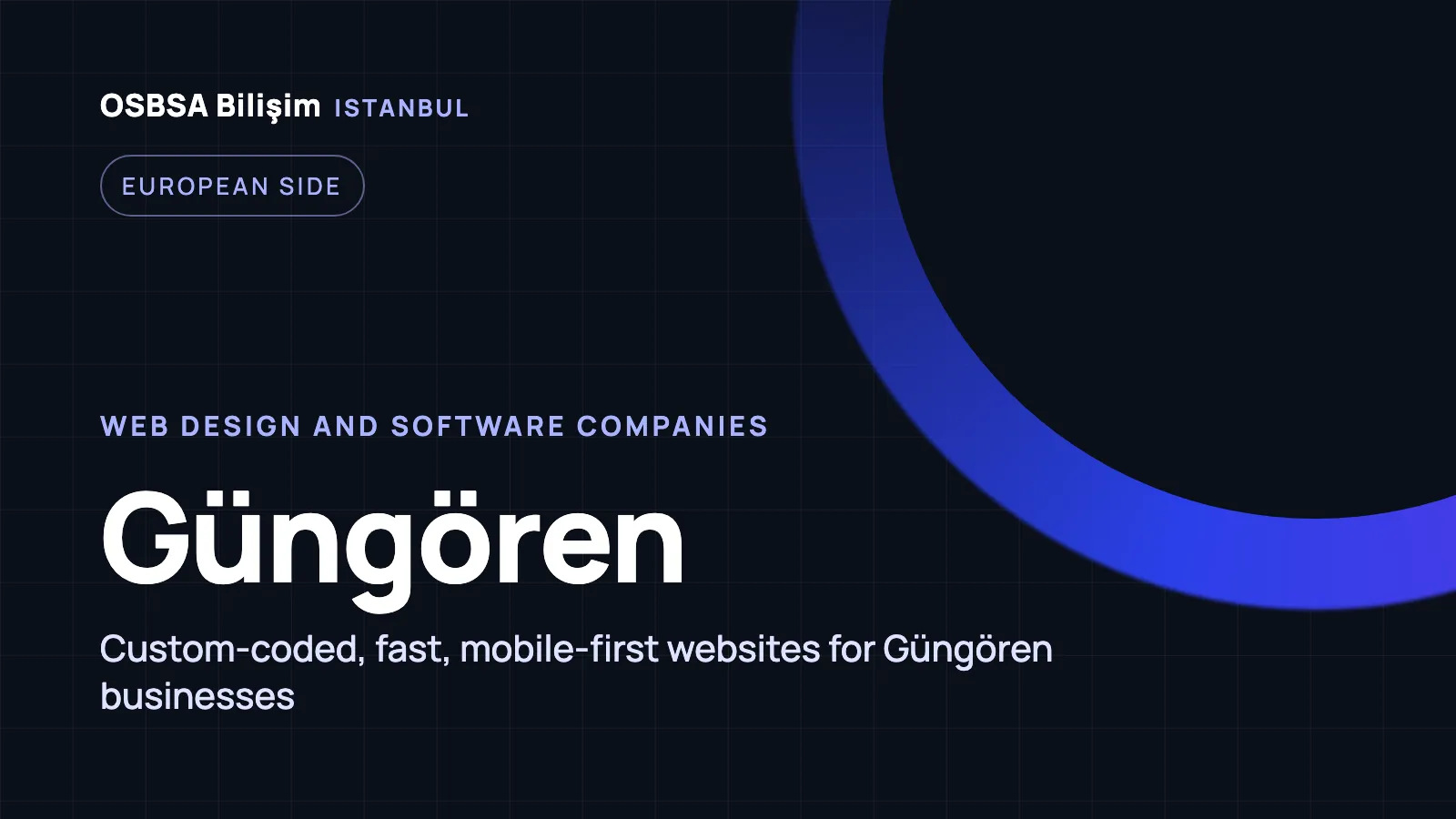 Güngören Web Design - OSBSA Bilişim