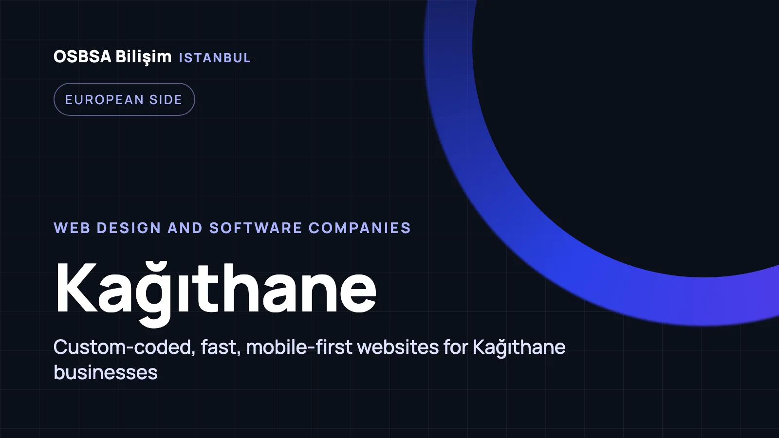 Kağıthane Web Design - OSBSA Bilişim
