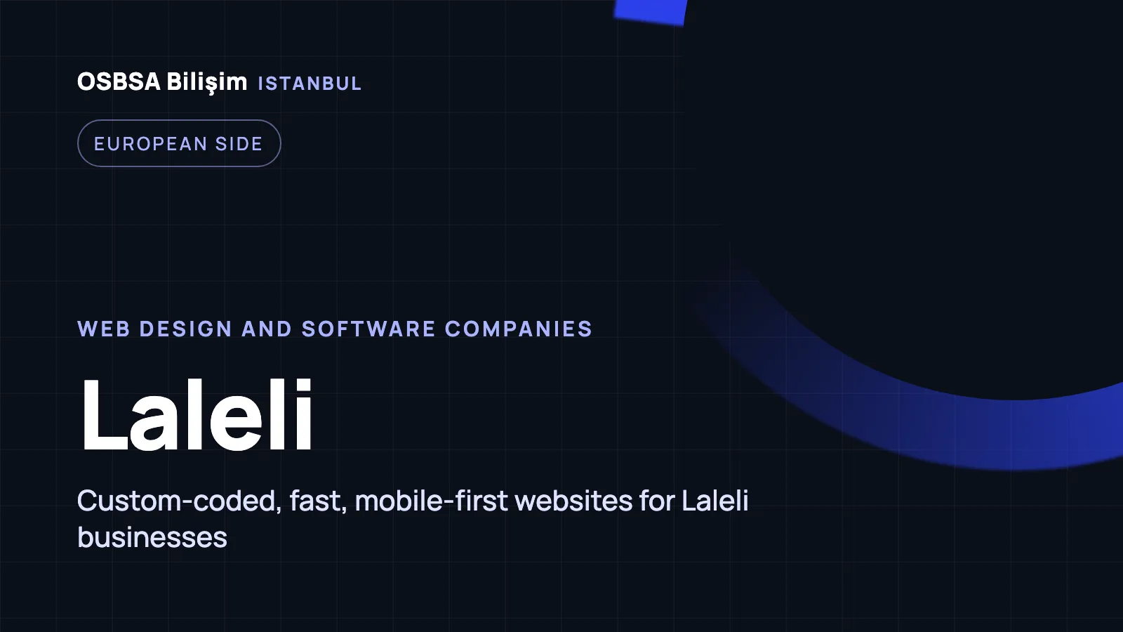 Laleli Web Design - OSBSA Bilişim