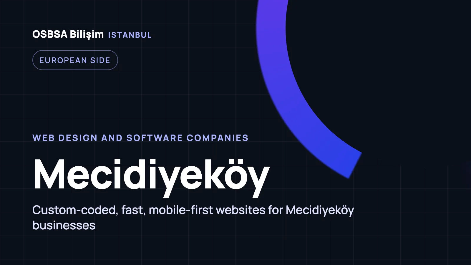 Mecidiyeköy Web Design - OSBSA Bilişim
