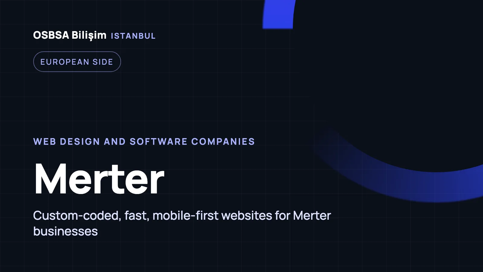 Merter Web Design - OSBSA Bilişim